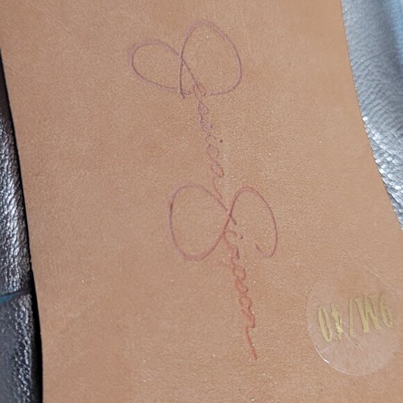 Jessica Simpson JS-Layra Platinum Metalic Booties – Size 9 - Picture 8 of 9